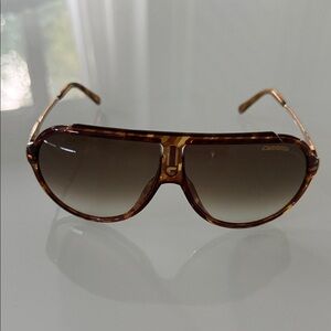 Carrera Tortoiseshell Aviator Sunglasses